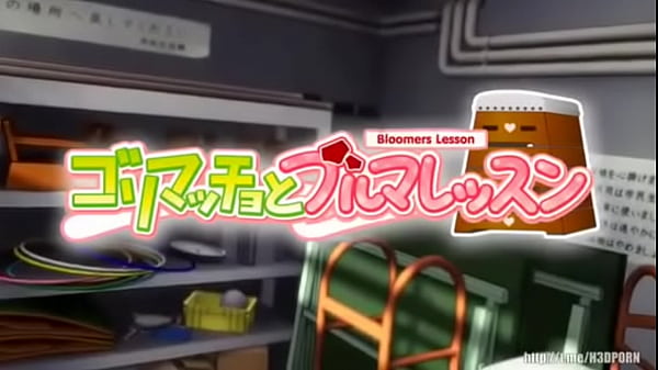 Człowiek orangutan uczy dziewczynę w kwitnących spodniach