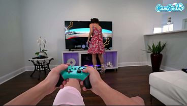 My Teen Stepsister Distracts me With Her Big Natural Tits So I Let Her Ride My BWC – POV